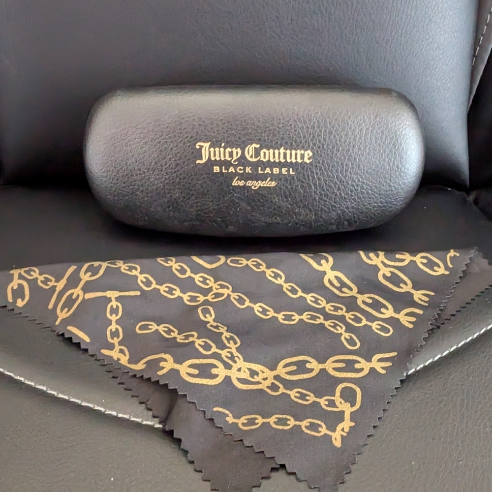 Juicy Couture Black Label Sunglasses Hard Case w/ Cloth
